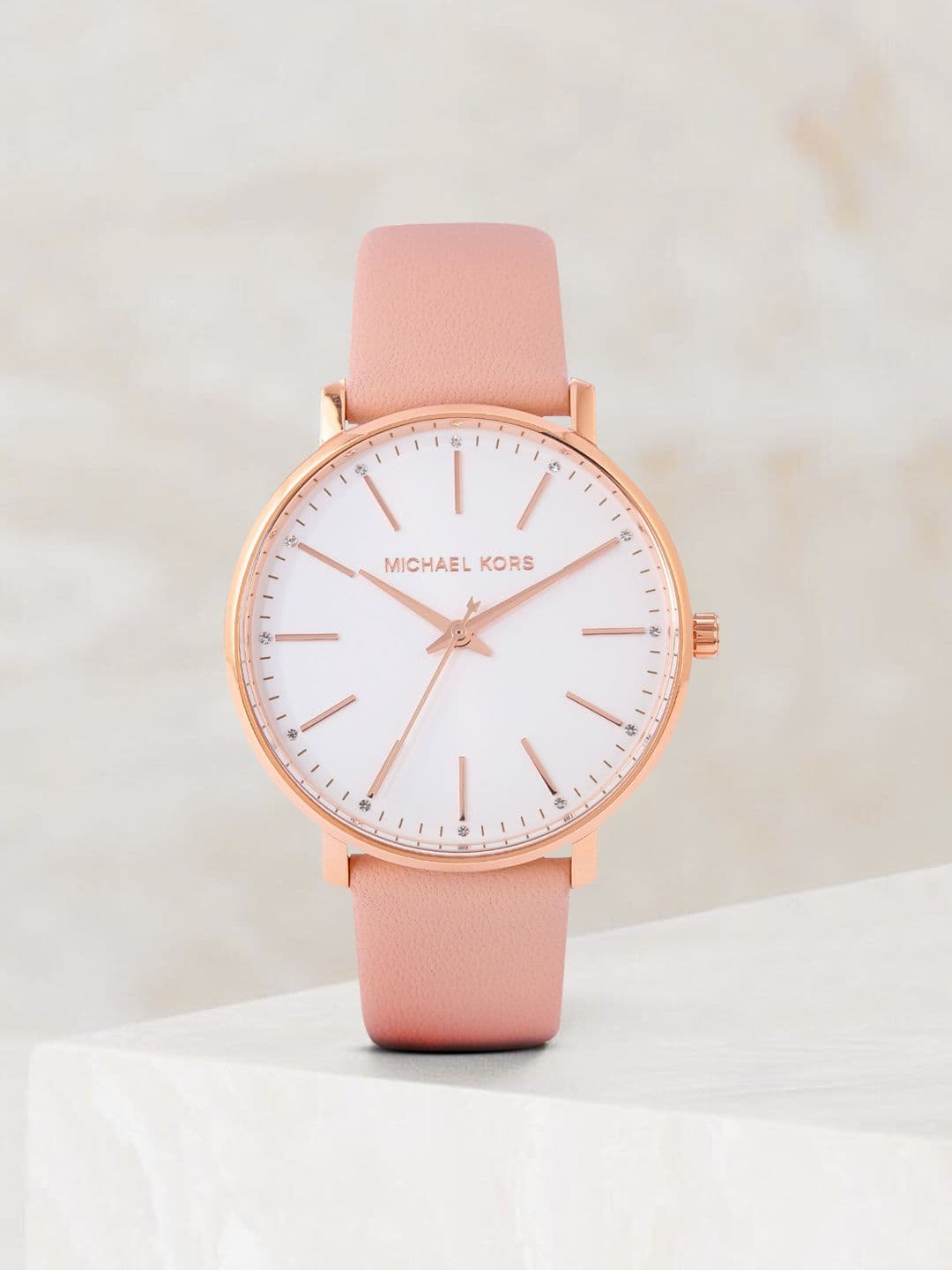 Michael Kors PYPER Women White Analogue Watch MK2741