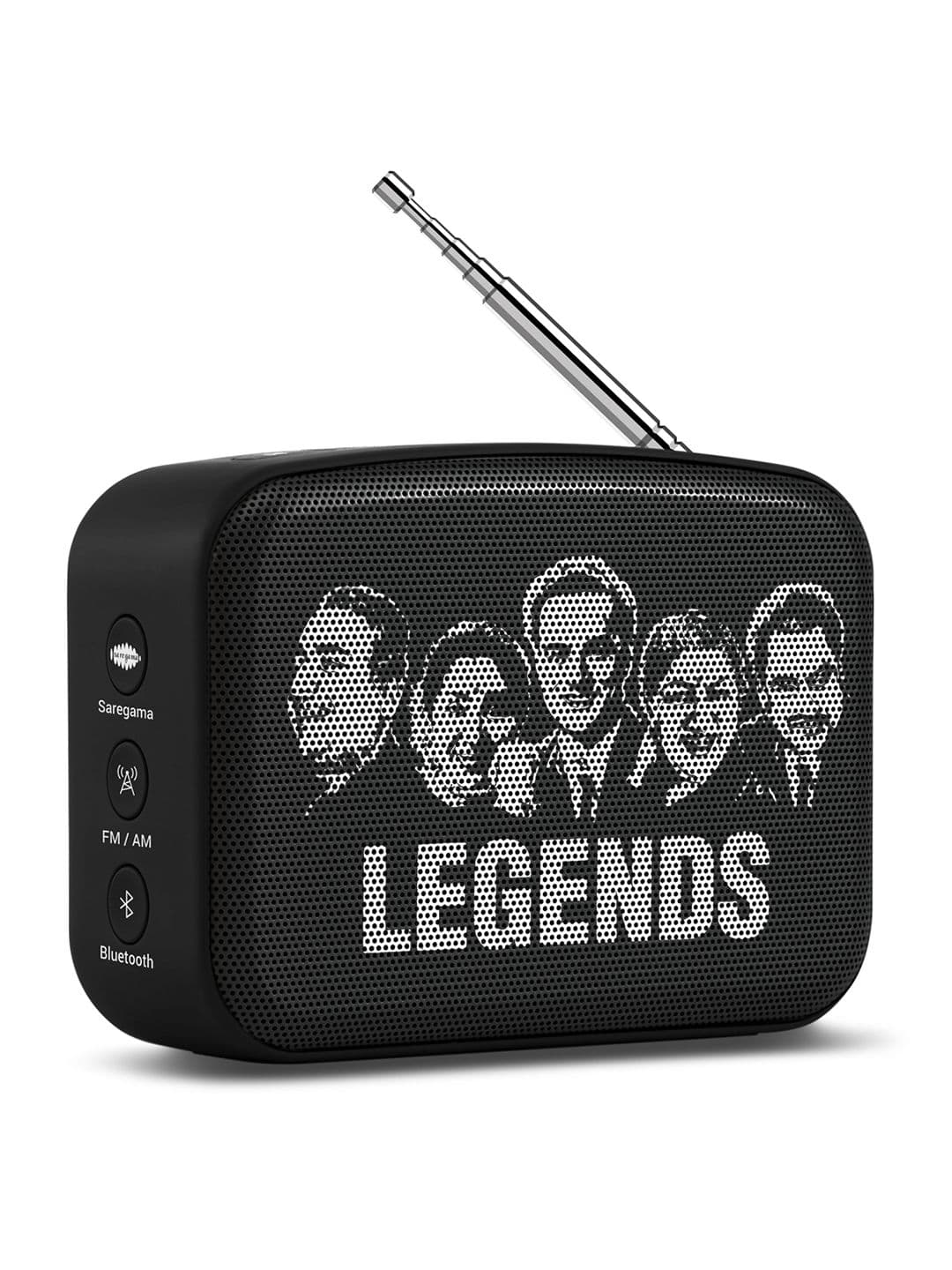 Saregama Black Carvaan Mini 2.0 Music player with Bluetooth/FM/AM/AUX