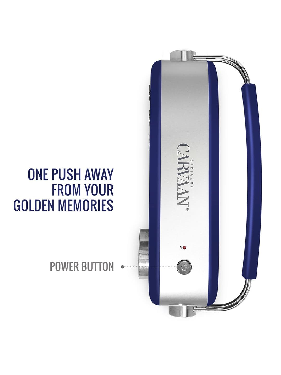 Saregama Carvaan Premium Hindi-Portable Music Player with 5000 Preloaded Songs- Royal Blue