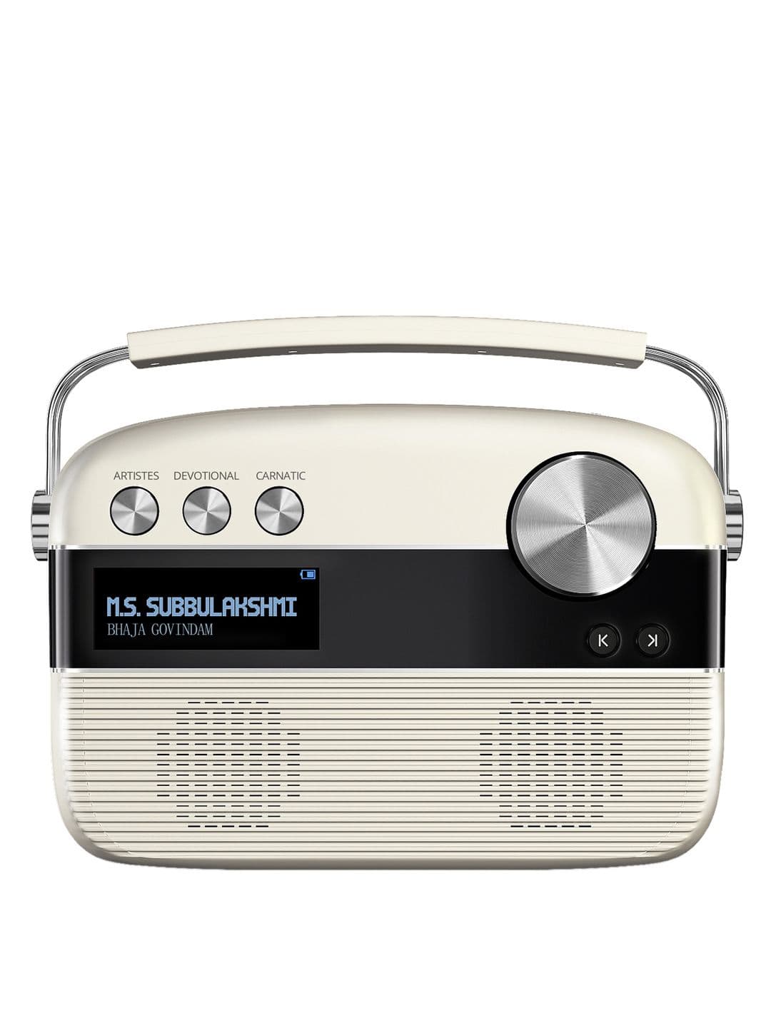 Saregama White Carvaan Tamil Portable Digital Music Player R47001