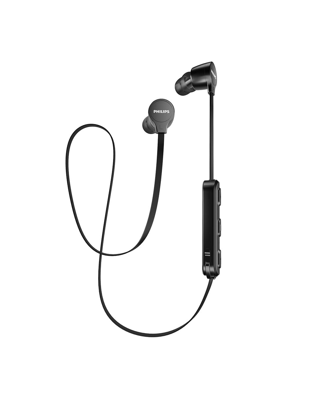 Philips Black Earphones with Mic