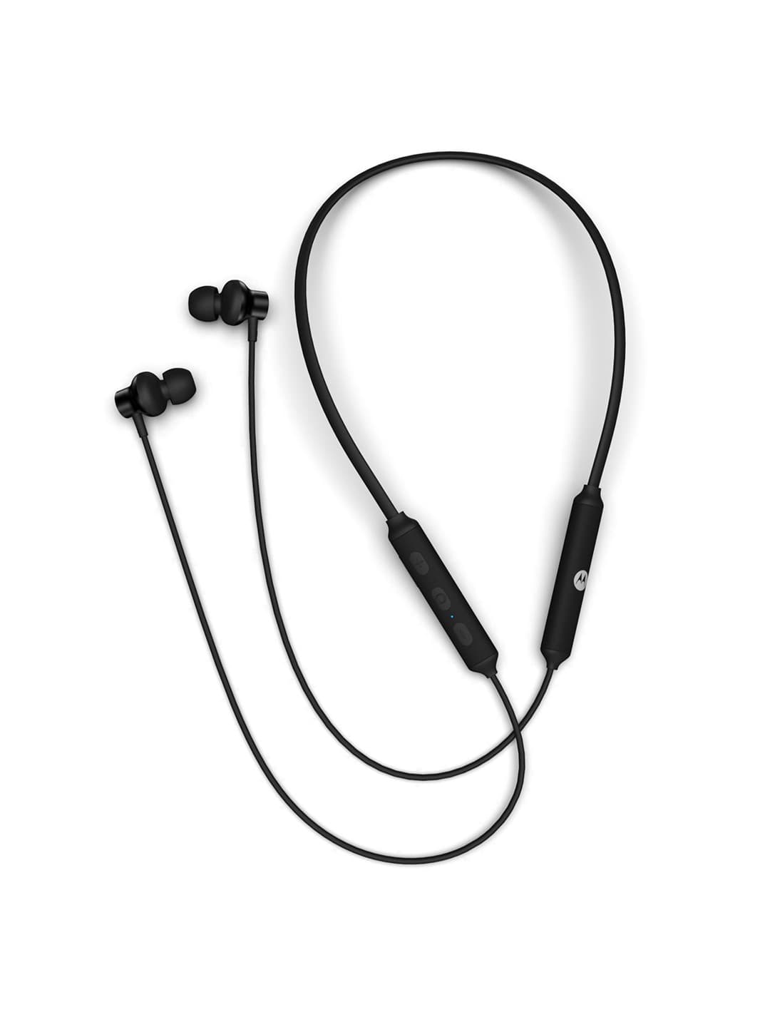 Buy Motorola Black Verve Rap 250 Flexible Neckband In Ear Headphones With Google Assistant - Headphones for Unisex 10789574 | Myntra
