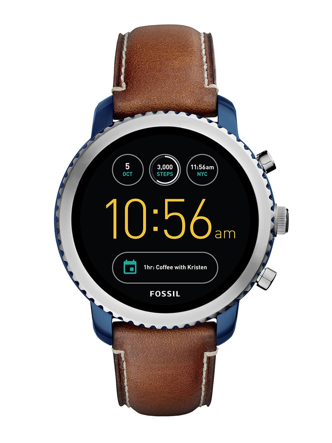 Buy Fossil Men Black Q EXPLORIS Gen 3 Smart Watch FTW4004 - Smart Watches for Men 2181837 | Myntra