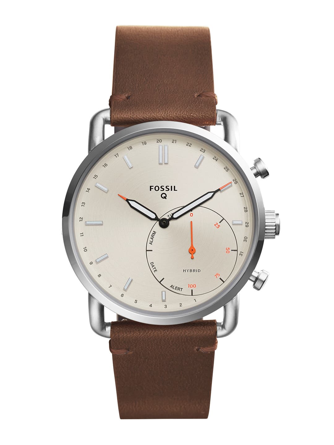 Buy Fossil Men Brown & Beige Hybrid Smart Watch FTW1150 - Smart Watches for Men 2440953 | Myntra
