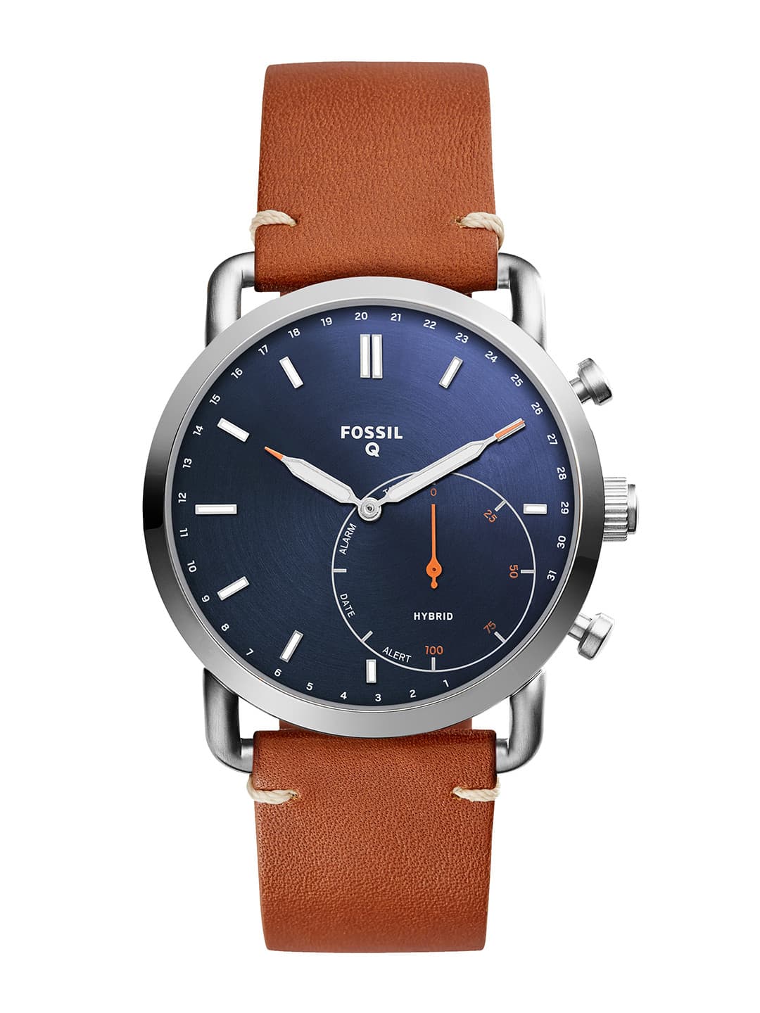 Buy Fossil Men Brown & Blue Hybrid Smart Watch FTW1151 - Smart Watches for Men 2440954 | Myntra