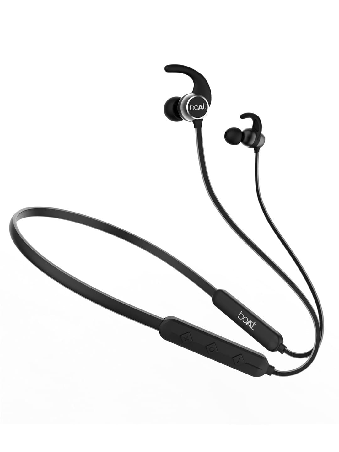 boAt Rockerz 255 Active Black Wireless Neckband with Sports Fit Enhanced Bass & IPX5