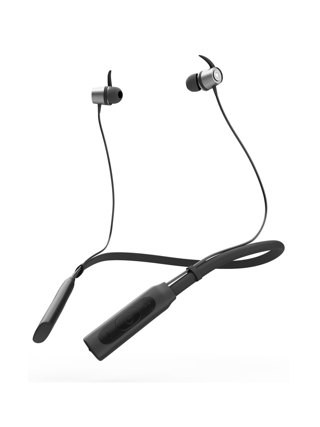WINGS Black Arc Neckband Bluetooth Wireless Earphones - Headphones for Unisex 8437075 | Myntra