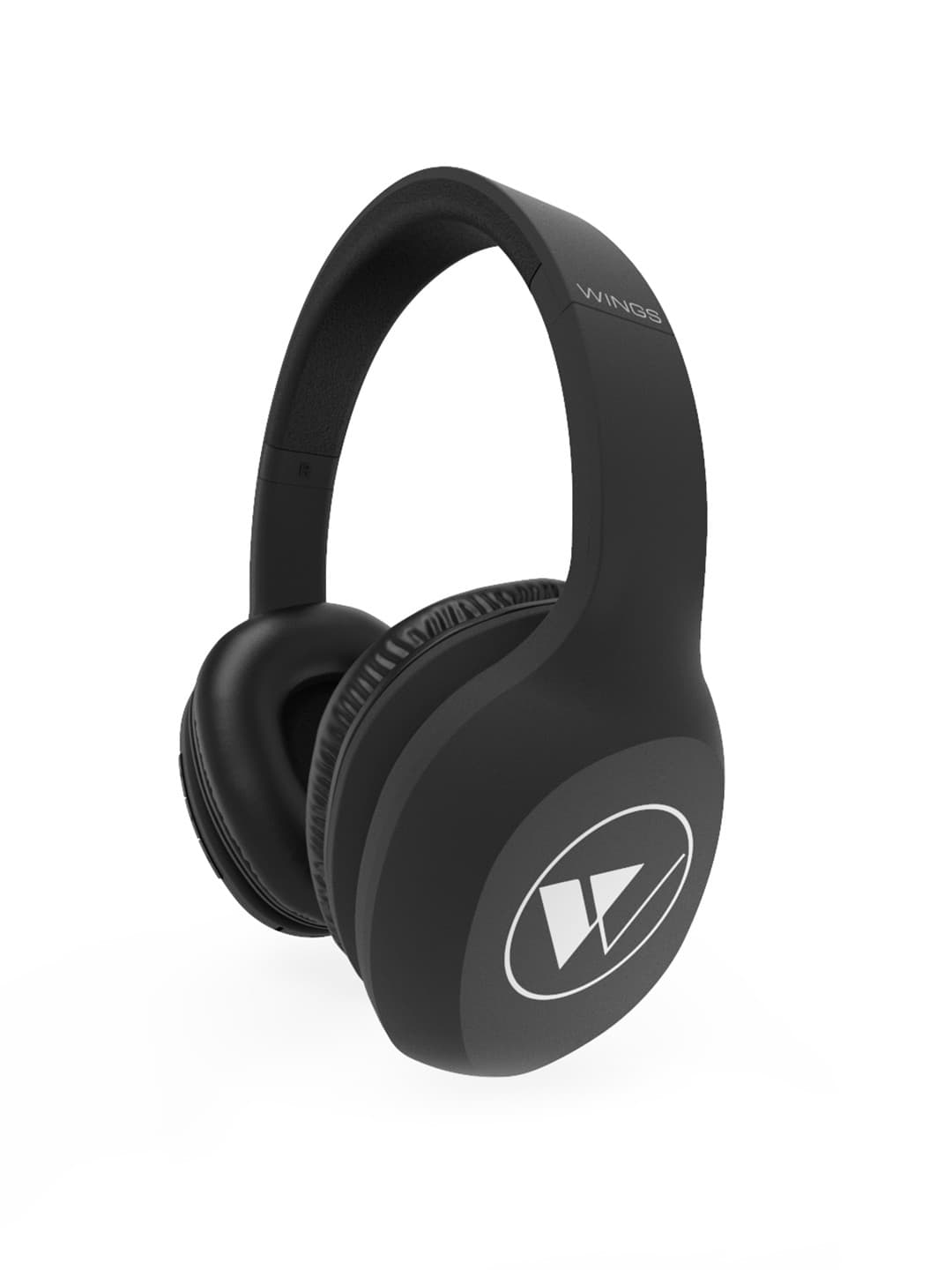 WINGS Unisex Black Explorer Extra Bass Bluetooth Headphones With Mic - Headphones for Unisex 9433003 | Myntra