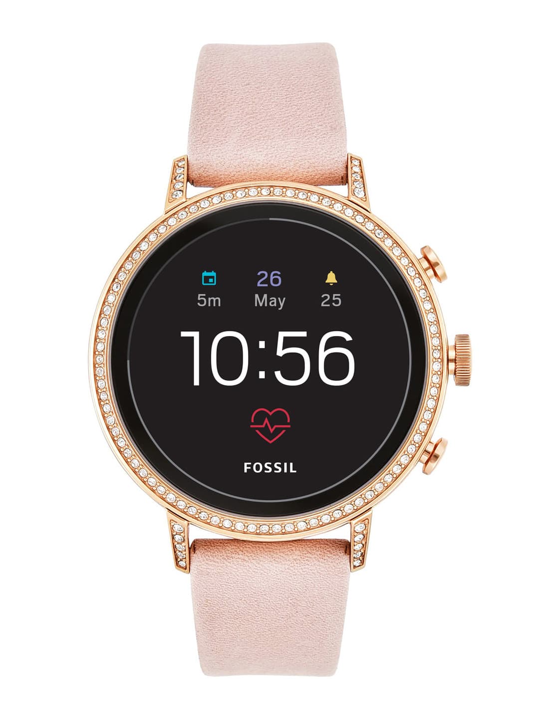Fossil Q Venture HR Black Smart Watch FTW6015