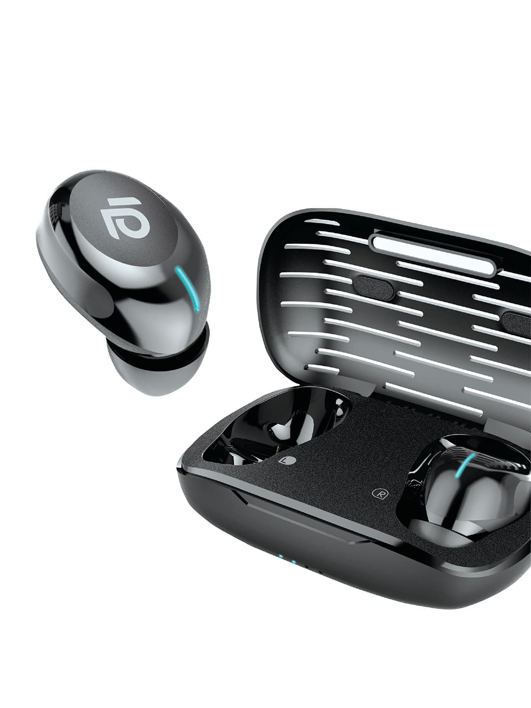 Molife Unisex Black & Grey Solid Play 700 Bluetooth Wireless Earpods Earphones