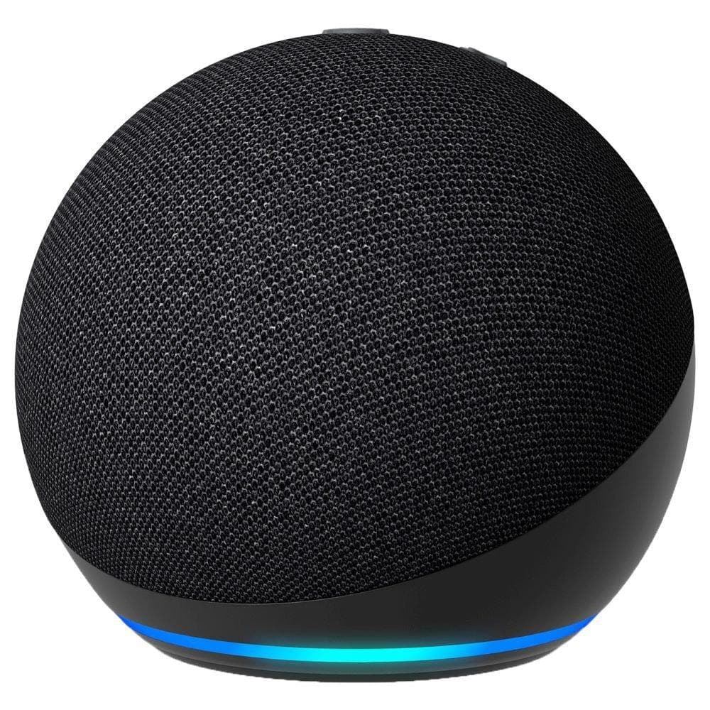 Amazon Echo Dot 5th Gen Smart Speaker 2023, Deep Bass, Motion Detection, Temperature Sensor, Mic Off Button, Black
