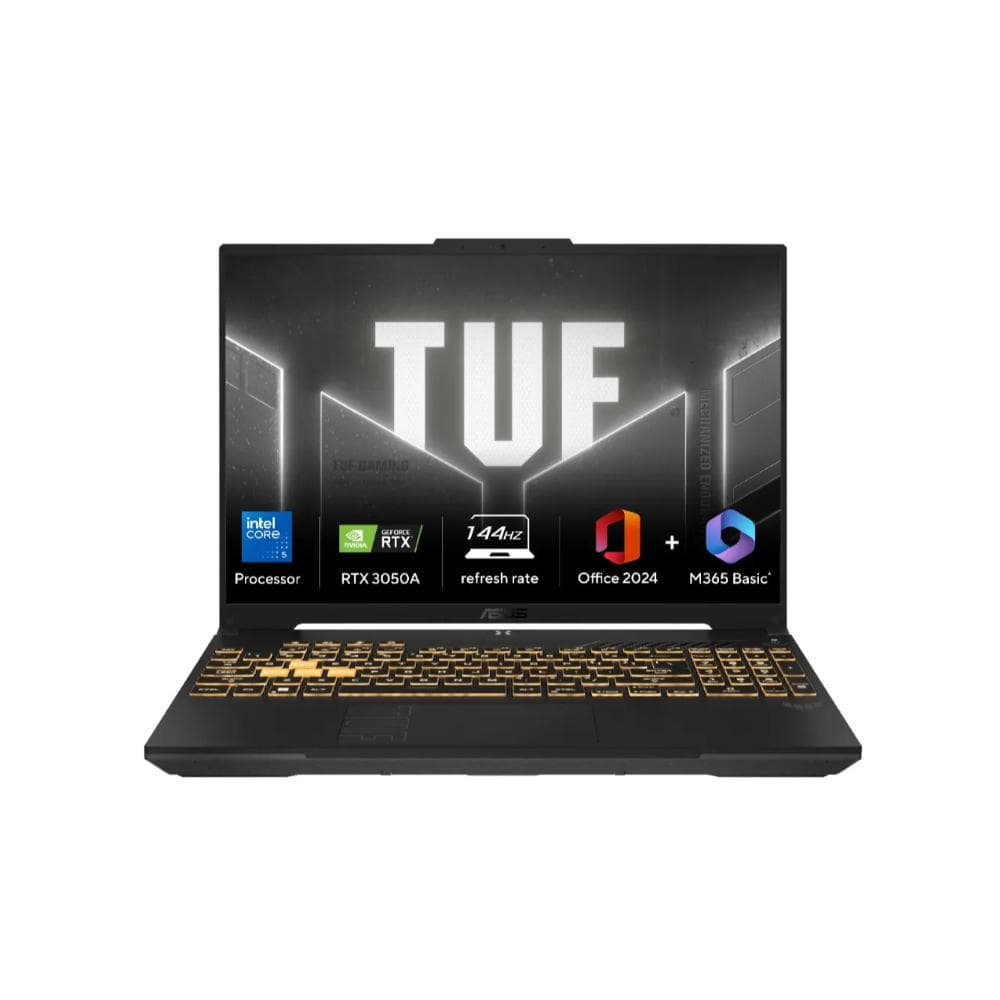 Asus TUF Gaming F16 FX607VJB-RL179WS Gaming Laptop (Intel Core 5 Processor 210H/16 GB/512 GB SSD/6 GB GDDR6-NVIDIA GeForce/Windows 11/MSOffice Home 20...