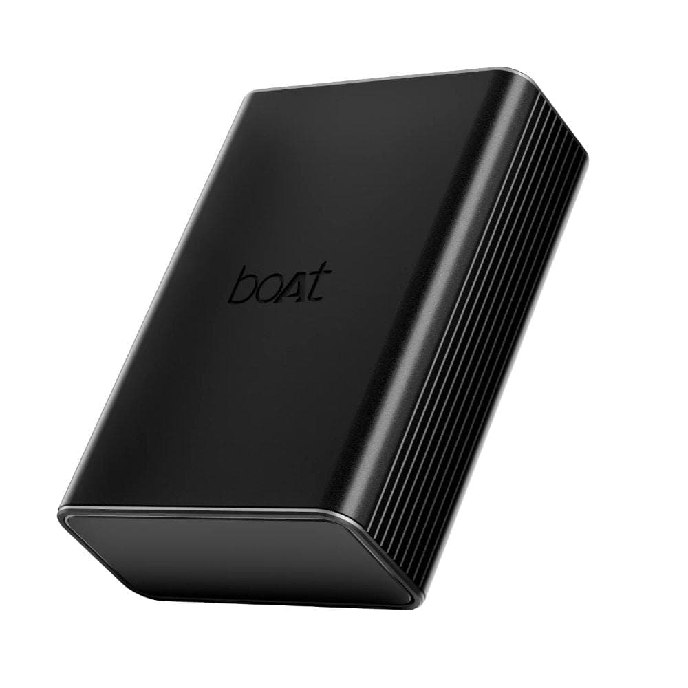 boAt Pocket Energyshroom PB400 Pro 20000 mAh, Compact Power Bank w/Type-C Input (2-Way Port), 3X Output Ports, 2-Way 22.5W Fast Charging, Pass-Through...