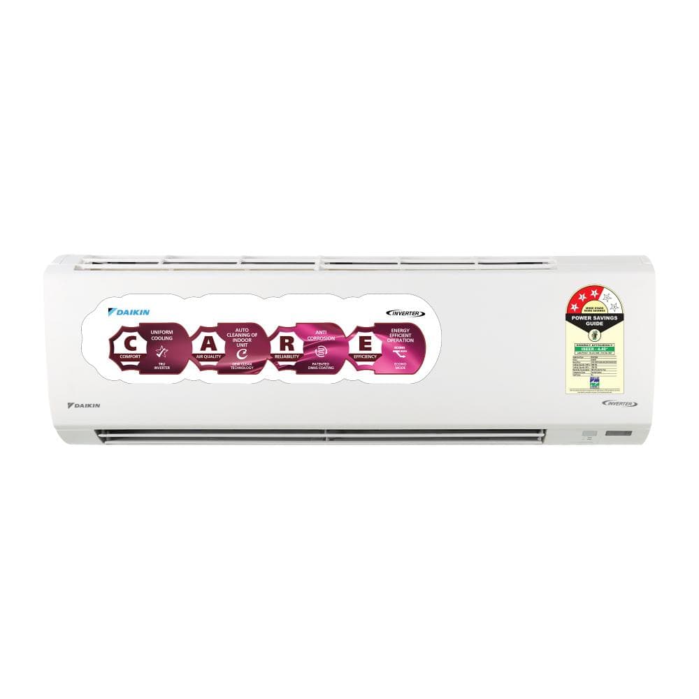 Daikin Premium 1.5 Ton 3 Star Inverter Split AC (Copper Condenser, ATKL50XV, White)