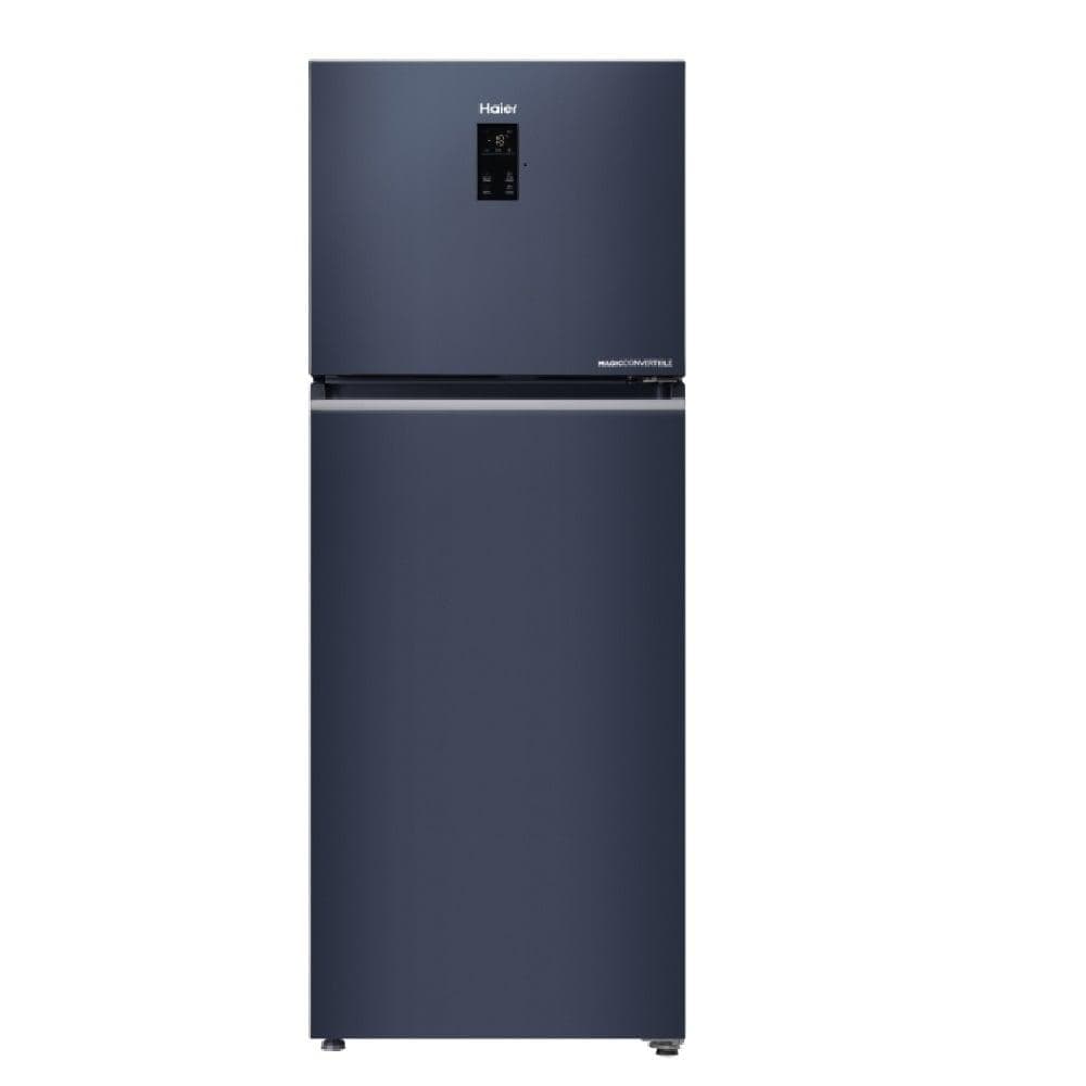 Haier 328 L 2 Star Double Door Refrigerator (HRF-3782BLGKA-P, Graphite Black)