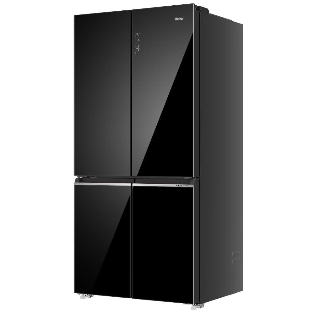 Haier 630 L Side by Side Refrigerator (HRB-700KGU1, Black Glass)