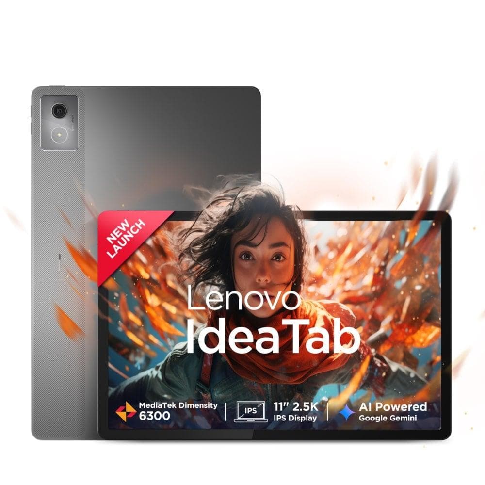 Lenovo Idea Tab 27.94 cm (11 inch) WiFi Tablet, 256 GB, 8 GB RAM, Grey, ZAFR0900IN