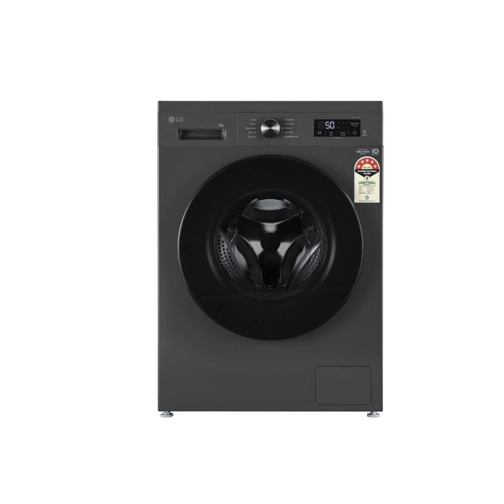 LG 7 kg Fully Automatic Front Loading Washing Machine, Inverter Direct Drive, Middle Black, FHB1207Z2MA