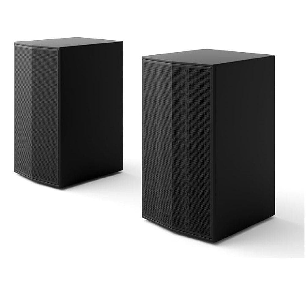 LG SPT8-S Rear Speaker Kit for Soundbars, 100 W Power and 2.0 Channels, Powerful and Surround Sound, Space Saving Design, Black