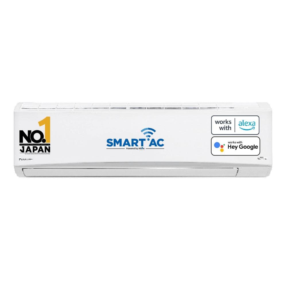 Panasonic 2.2 Ton 4 Star 7-in-1 Convertible Wi Fi Inverter Split AC QU26AKYF (100% Copper, PM 0.1 filtration, 4 Way swing, MirAIe , Twin Rotary Compre...