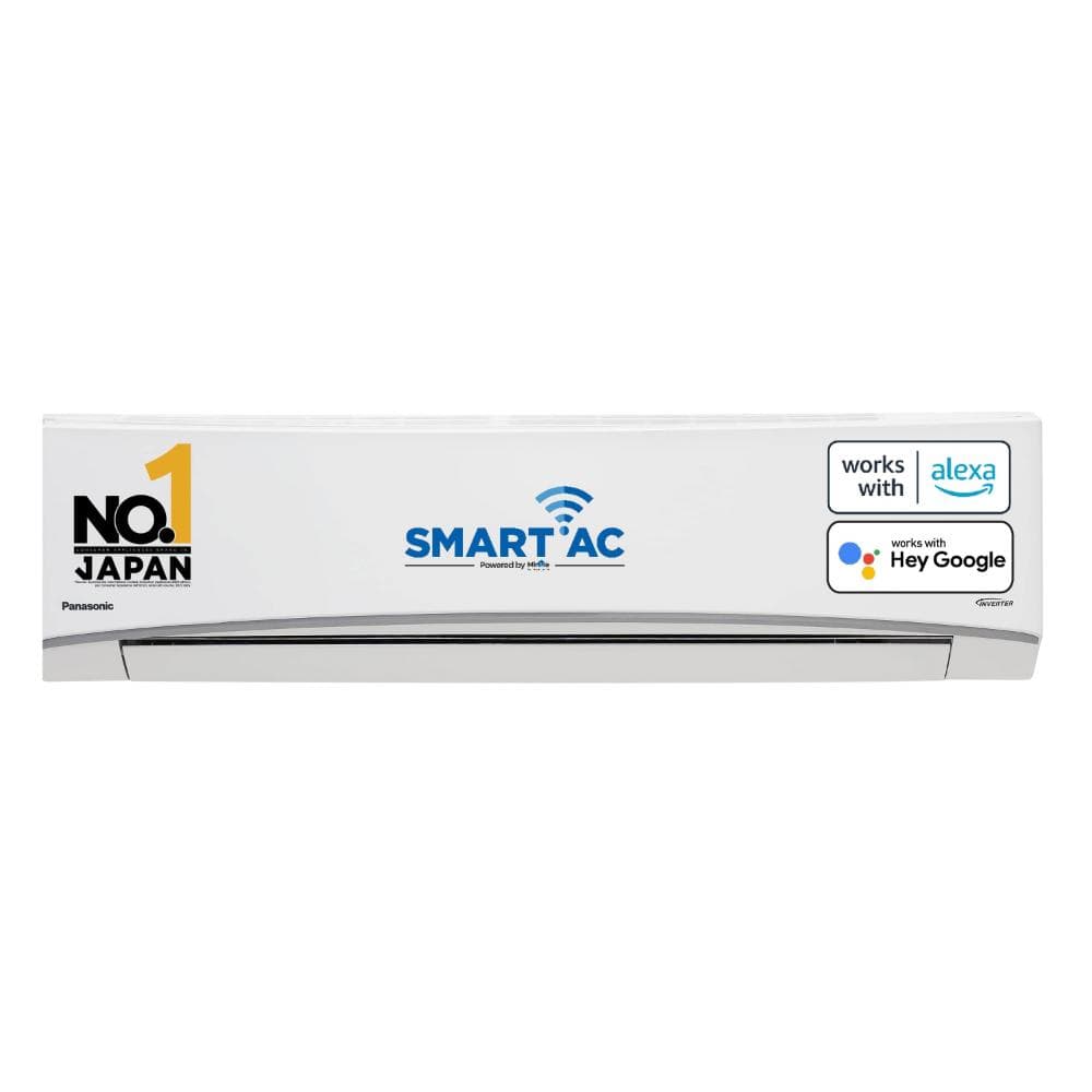 Panasonic 2 Ton 3 Star 7-in-1 Convertible Wi Fi Hot and Cold Split Inverter AC KZ24AKYF (MirAIe , Shield Blu Protection, 100% Copper, PM 0.1 filter fo...