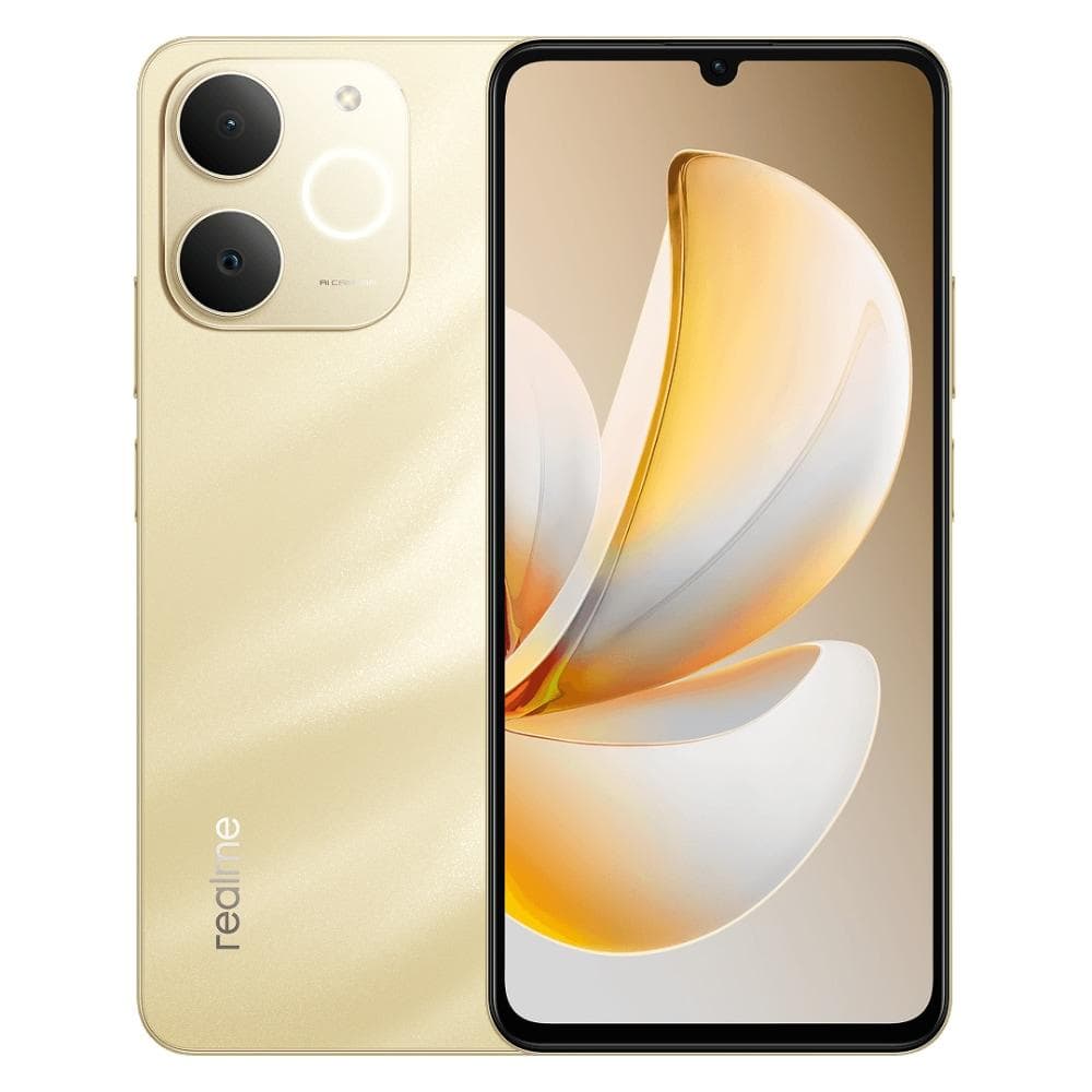 Realme Narzo 80 Lite 128 GB, 6 GB RAM, Gold, Mobile Phone