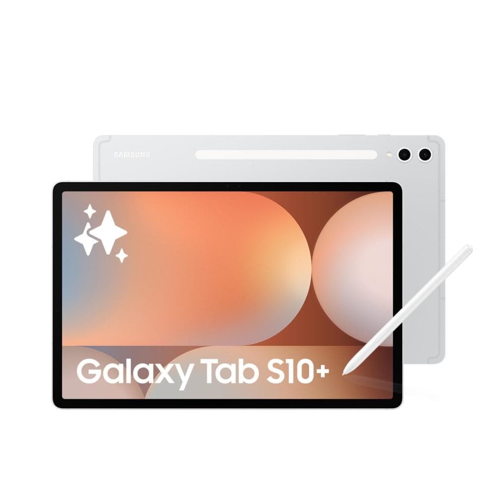 Samsung Tab S10+ 31.49 cm (12.4 inch) WiFi + 5G Tablet with S-Pen, 12 GB RAM, 256 GB, Silver, X826BA