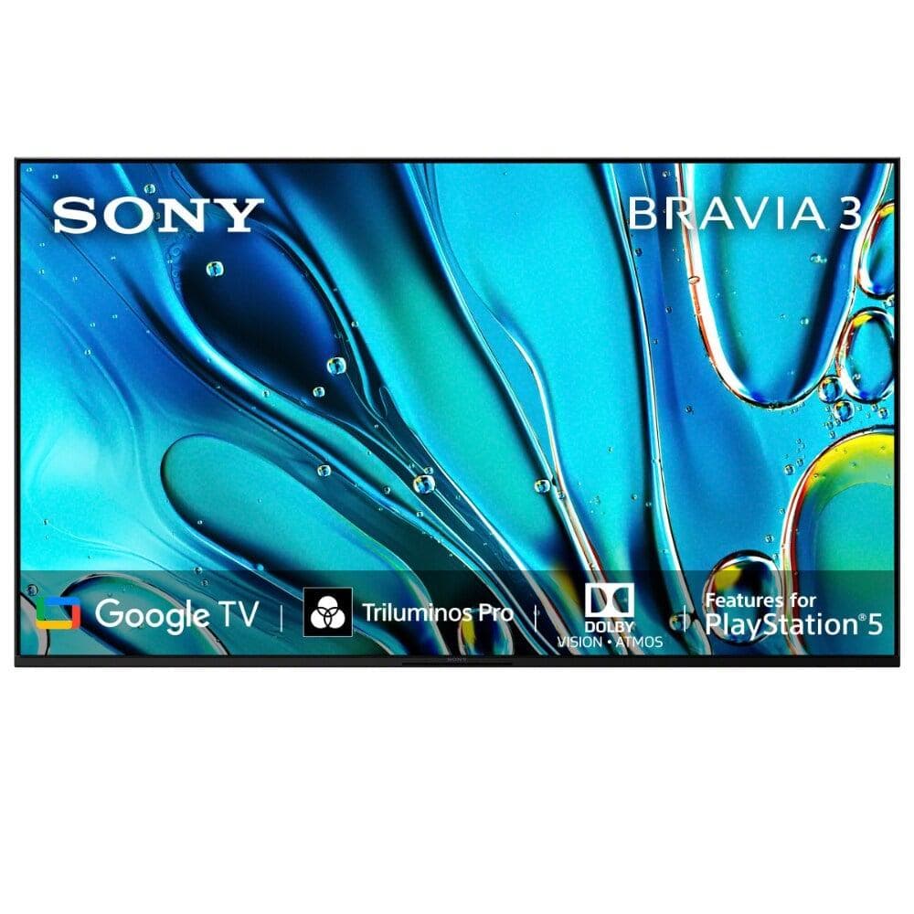 Sony BRAVIA 3 Series 108 cm (43 inches) 4K Ultra HD Smart LED Google TV, K-43S30, Black
