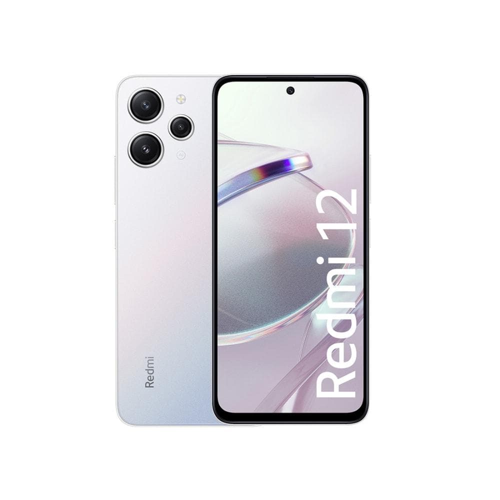 Redmi 12 4G 128 GB, 6 GB RAM, Silver, Mobile Phone