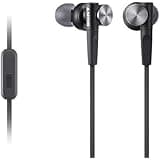 Sony Premium Lightweight Extra Bass Earbud Headphones with In-line Microphone and Remote for Android Smartphone (Black)