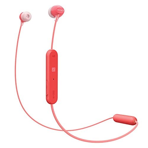 Sony WI-C300 Wireless in-Ear Headphones (Red)