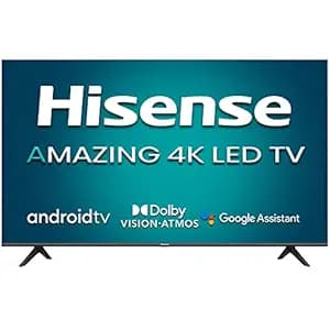 Hisense 146 cm (58 inches) 4K Ultra HD Smart Certified Android LED TV 58A71F (Black) (2020 Model) | With Dolby Vision and ATMOS Smart Televisions