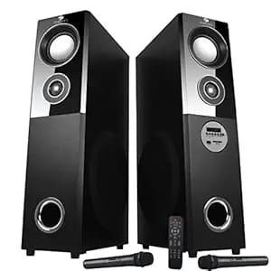ZEBRONICS ZEB-BT7500RUCF 60 Watt Wireless Bluetooth Tower Speaker (Black) Tower Speakers