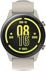 Mi Watch Revolve Active (Beige) - 1.39" AMOLED Display, SpO2, GPS and Sleep Monitor, Alexa Built-in, 117