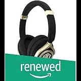 (Renewed) Nu Republic Starboy 2 Over-Ear Wireless Headphones (X-Bass) (Black & Gold)