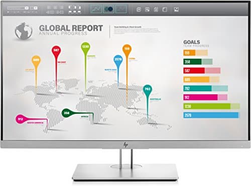 HP EliteDisplay 27-Inch Screen LED-Lit Monitor Black/Silver (1FH52A8#ABA)