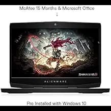 Dell Alienware m15 15.6-inch FHD Gaming Laptop (Core i7-7700HQ/8GB/1 TB HDD + 256Gb SSD/Windows 10 + MS Office/Nvidia GTX 1060 6GB Graphics)
