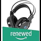 (Renewed) HP H120 USB 2 Pin Gaming Headset with Mic Control (Black)