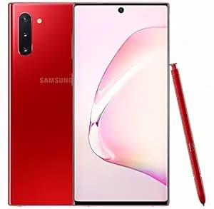 (Renewed) Samsung Galaxy Note 10 (Aura Red, 8GB RAM, 256GB Storage) with No Cost EMI/Additional Exchange Offers Samsung Smartphones