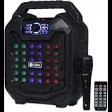 Zoook Rocker Thunder 2 30 watts Karaoke Bluetooth Party Speaker with Remote & Wired Mic (Black)