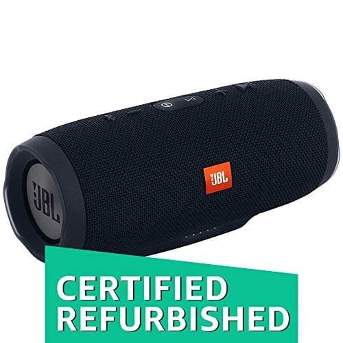 (Renewed) JBL Charge 3 Powerful Portable Speaker with Built-in Powerbank (Black)