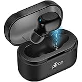 pTron Atom in-Ear Mono Bluetooth 5.0 Wireless Headphone with Mic, Clear Calls, Snug-fit Sweatproof Earbud, Voice Assistant, P