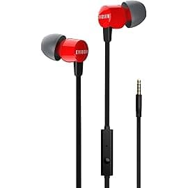 Evidson Vibe Wired in Ear Earphone with Mic (Red)