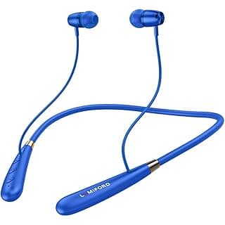 Lumiford XploriaHD XP60 in-Ear Wireless Flexible Neckband Earphones with Mic, Bluetooth 5.0, Splash proof Magnetic Earbuds,Ty