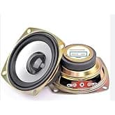 SixOhms 3 Inch Subwoofer Speaker 2 Ohm 10W HiFi Woofer Deep Bass Audio Driver | 5-10 Watt Mini Sub Woofer Replacement Speaker