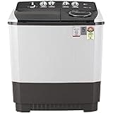 LG 9Kg 5 Star Washing Machine Spin 6.5Kg, Rust Free Body, Roller Jet Pulsator, Wind Jet Dry, Grey, P9041SGAZ