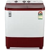 Midea 6.5kg Semi Automatic Top Load Washing Machine, Dual Wave Pulsator, Heavy Duty Motor, 1350 RPM High-Speed Spin, Collar S