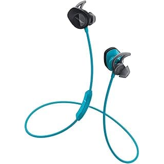 Bose SoundSport, Wireless Earbuds,Sweatproof Bluetooth Headphones for Running and Sports, Aqua