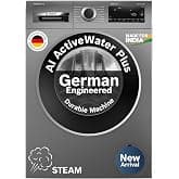 Bosch 10 kg 5 Star Front Load Fully Automatic Washing Machine, AI ActiveWater, Automated Dosing of Detergent, Inbuilt heater,