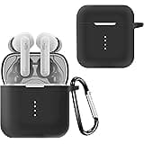 AJM 360 Protection Shockproof Design Soft Rubberised Case with Keychain for Boat Airdopes 141 (Only Case)